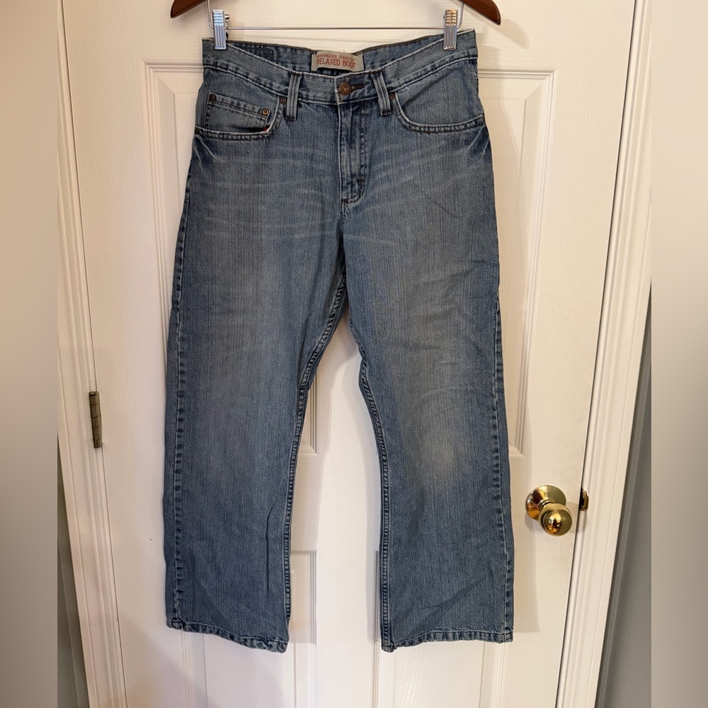 Wrangler Men's Relaxed Boot Blue Jeans